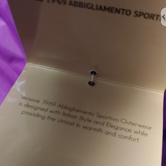 Purple wine Versace bubble jacket - Picture 4 of 8